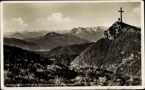 Ak Marquartstein im Chiemgau Oberbayern, Hochgern, Hochgernhaus, Hochgerngipfel, Großvenediger