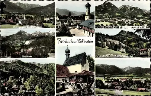 Ak Birkenstein Fischbachau in Oberbayern, Ortsansicht, Hammer, Birkstein, Brecherspitze, Elbach