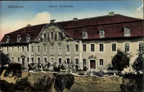 Ak Schlotheim in Thüringen, Schloss, Vorderseite