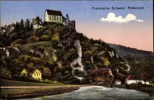 Ak Rabeneck Waischenfeld in der Fränkischen Schweiz Bayern, Felsen, Gipfel