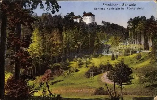 Ak Tüchersfeld Pottenstein Oberfranken, Schloss Kohlstein