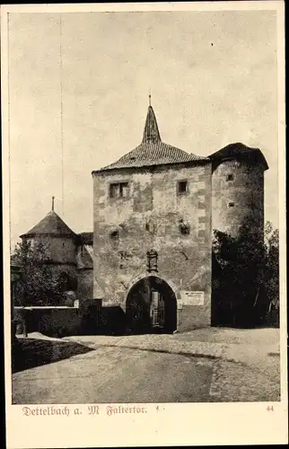 Ak Dettelbach am Main Unterfranken, Faltertor