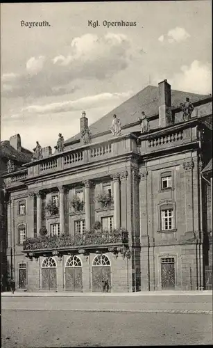 Ak Bayreuth in Oberfranken, Königliches Opernhaus