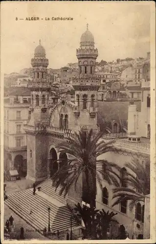 Ak Algier Algier Algerien, Die Kathedrale