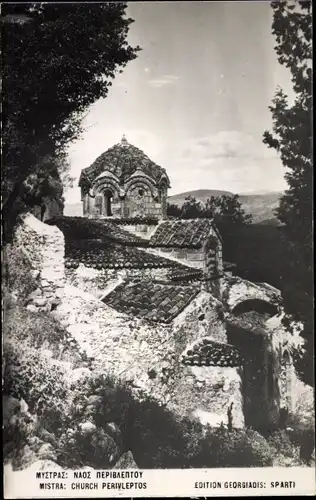 Ak Mistra Mystras Griechenland, Kirche Perivleptos