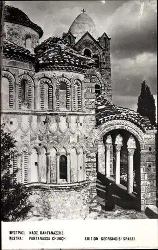 Ak Mistra Mystras Griechenland, Pantanaasa-Kirche