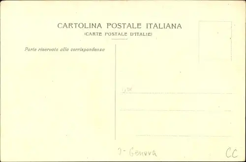 Ak Genua Genua Ligurien, Funicolare al Castellaccio Righi