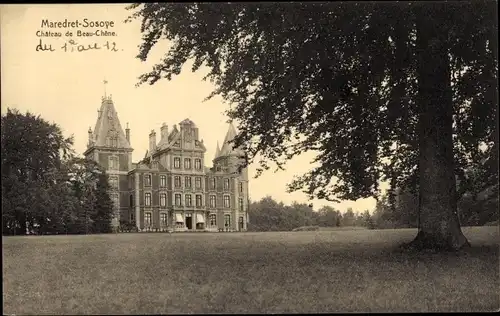 Ak Maredret-Sosoye Wallonien Namur, Chateau de Beau-Chene