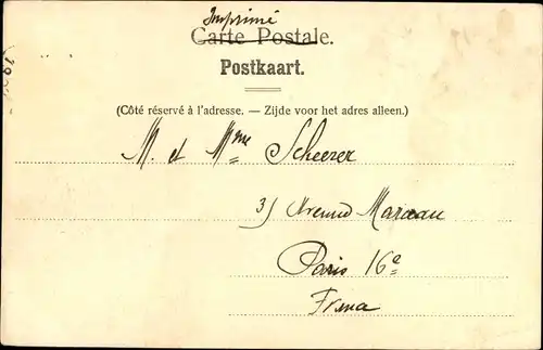 Ak Bruxelles Brüssel, Vorsitzender von Ste. Gudula