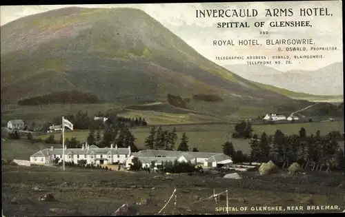 Ak Braemar Schottland, Spittal of Glenshee