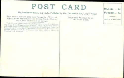 Ak Braemar Schottland, Spittal of Glenshee