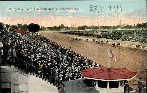 Ak Louisville Kentucky USA, Derby Day Races, Churchill Downs