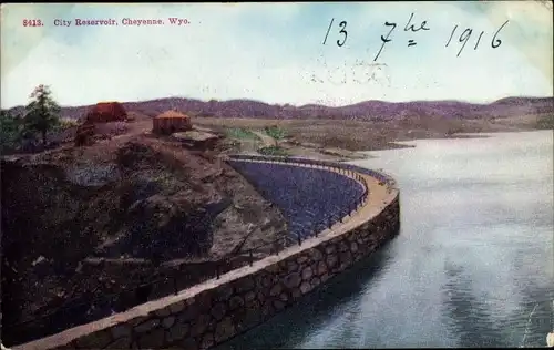 Ak Cheyenne Wyoming USA, Stadtreservoir