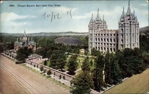 Ak Salt Lake City Utah USA, Temple Square