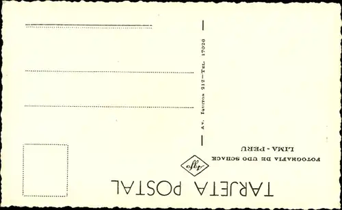 Ak Huancayo Peru, Autobahn von Tarma nach Chanchamayo