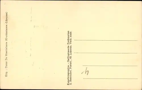 Ak Westrem Ostflandern, Windmühle