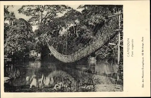 Ak Kamerun, Hängebrücke