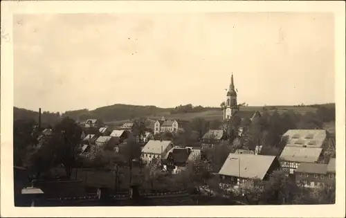 Ak Wehrsdorf Sohland an der Spree in Sachsen, Panorama, Kirche