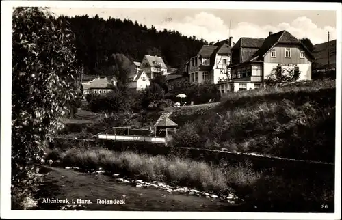Ak Altenbrak Thale im Harz, Rolandeck