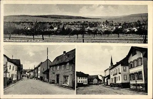 Ak Holzhausen über Aar Hohenstein im Taunus, Gesamtansicht, Straßenpartie