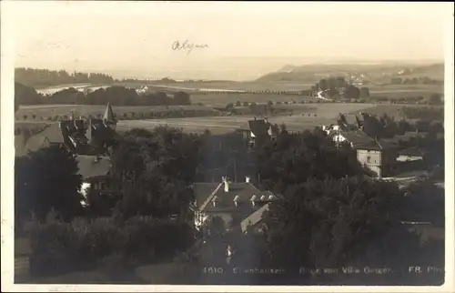 Ak Ebenhausen in Oberbayern, Blick von Villa Geiger