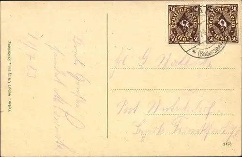 Ak Enzisweiler Bodolz am Bodensee, Hoyerberg bei Lindau, Totale, Hotel