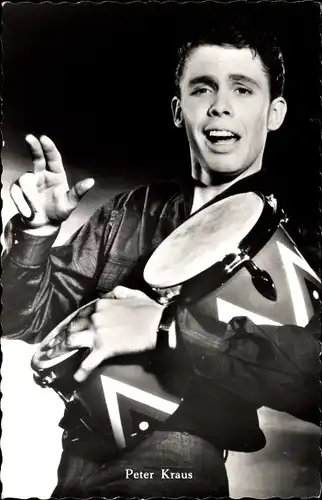 Ak Schauspieler Peter Kraus, Portrait