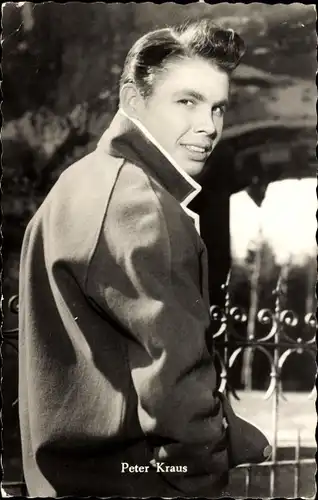 Ak Schauspieler Peter Kraus, Portrait
