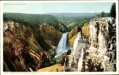 Ak Wyoming USA, Yellowstone, Lower Falls