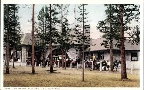 Ak Yellowstone Montana USA, Depot