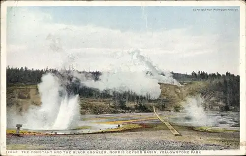 Ak Wyoming USA, Yellowstone-Nationalpark, Norris Geyser Basin