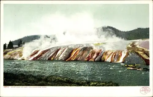 Ak Wyoming USA, Yellowstone-Nationalpark, Excelsior-Geysir