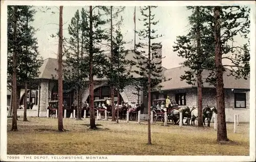 Ak Yellowstone Montana USA, Depot