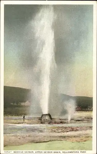 Ak Wyoming USA, Yellowstone-Nationalpark, Upper Geyser Basin, Beehive Geyser