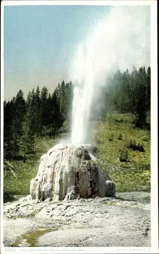 Ak Wyoming USA, Yellowstone-Nationalpark, Lone Star Geyser
