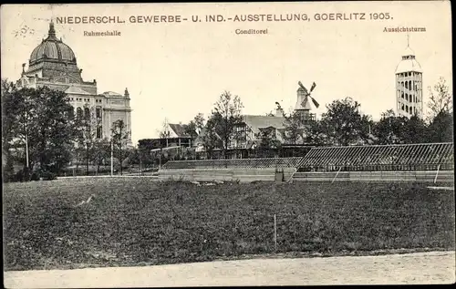 Ak Zgorzelec Görlitz Schlesien, Niederschlesische Gewerbe- und Industrie-Ausstellung 1905