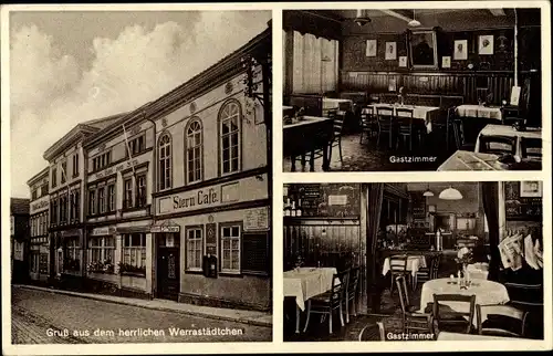 Ak Treffurt an der Werra, Hotel zum Stern, Rathausstraße 3, Gastzimmer