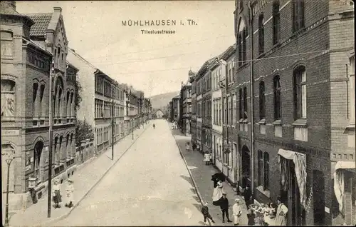 Ak Mühlhausen in Thüringen, Tilesiusstraße