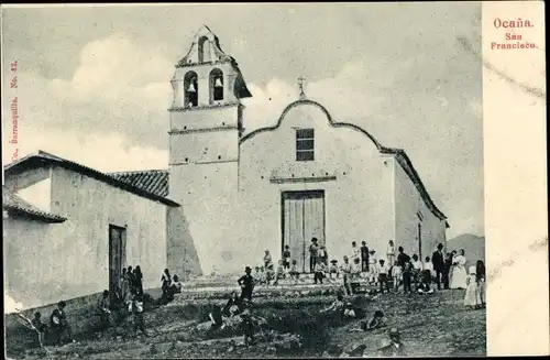 Ak Ocana Kolumbien, San Francisco, Kirche