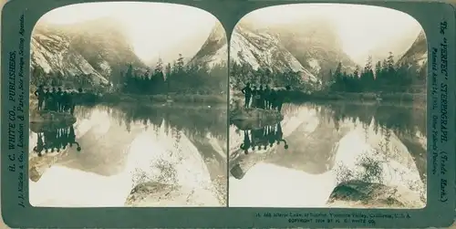 Stereo Foto Kalifornien USA, Yosemite Nationalpark, Mirror Lake