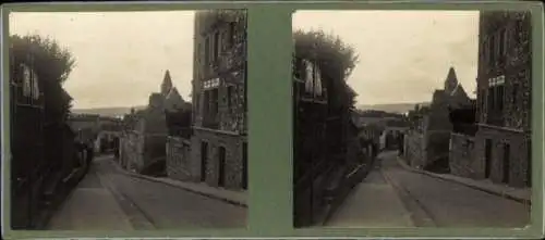 Stereo Foto Criel sur Mer Seine Maritime, Straßenpartie