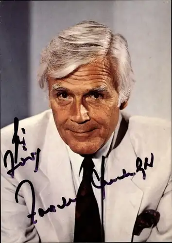 Ak Schauspieler Joachim Fuchsberger, Portrait, Autogramm