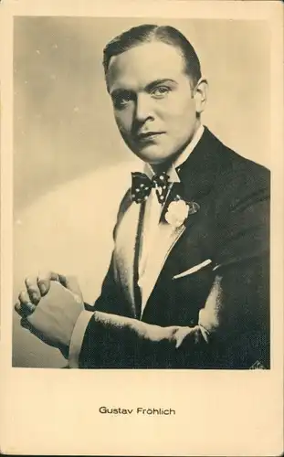 Ak Schauspieler Gustav Fröhlich, Portrait