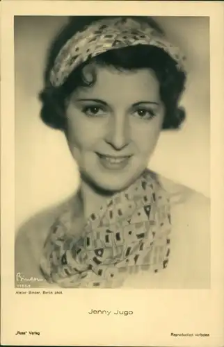 Ak Schauspielerin Jenny Jugo, Portrait, Ross Verlag 7105/1