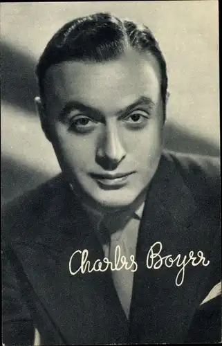 Ak Schauspieler Charles Boyer, Portrait