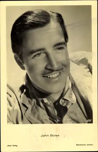 Ak Schauspieler John Boles, Portrait, FOX Film, Ross 9831 1