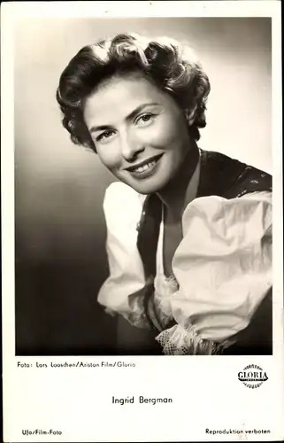 Ak Schauspielerin Ingrid Bergman, Portrait