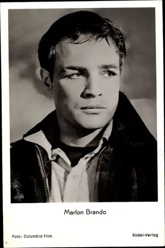 Ak Schauspieler Marlon Brando, Portrait