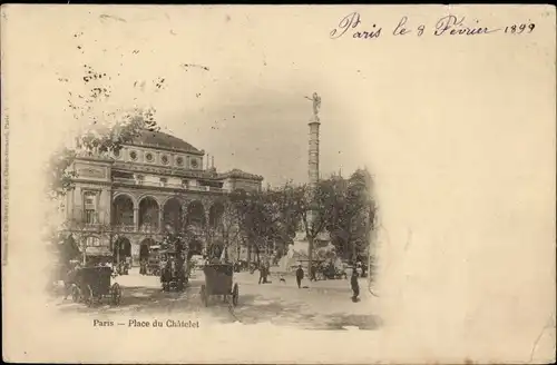 Ak Paris I, Place du Châtelet