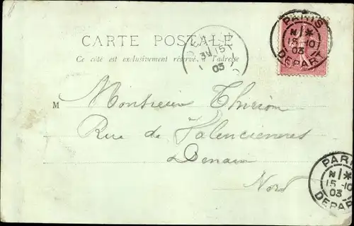 Ak Paris IX Opéra, Oper, Innenansicht